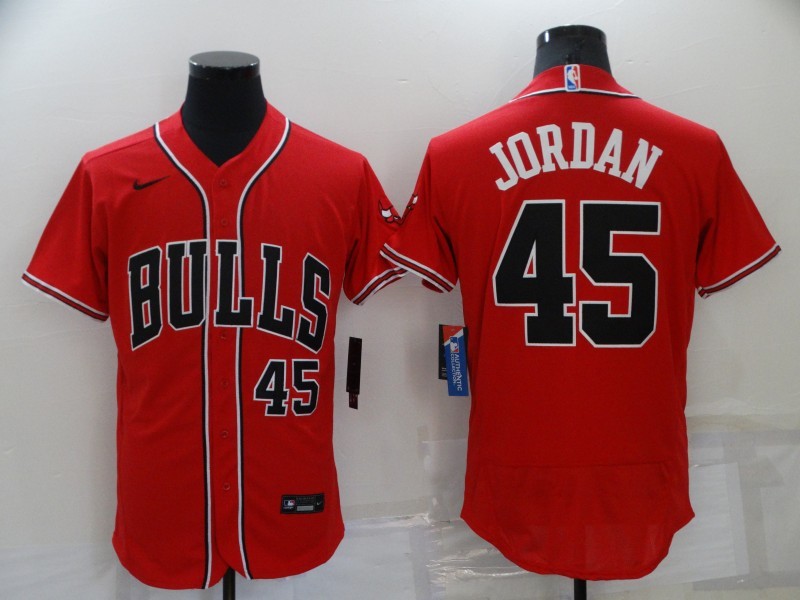 Men Chicago Bulls #45 Jordan red Nike 2023 NBA Jerseys